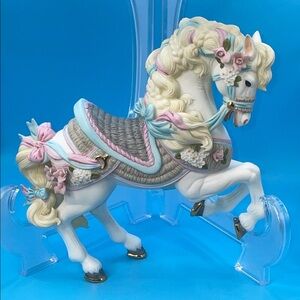 Vintage 1987 Lenox Carousel Show Horse figurine. Missing stand.